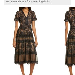 Tadashi Shoji midi lace dress